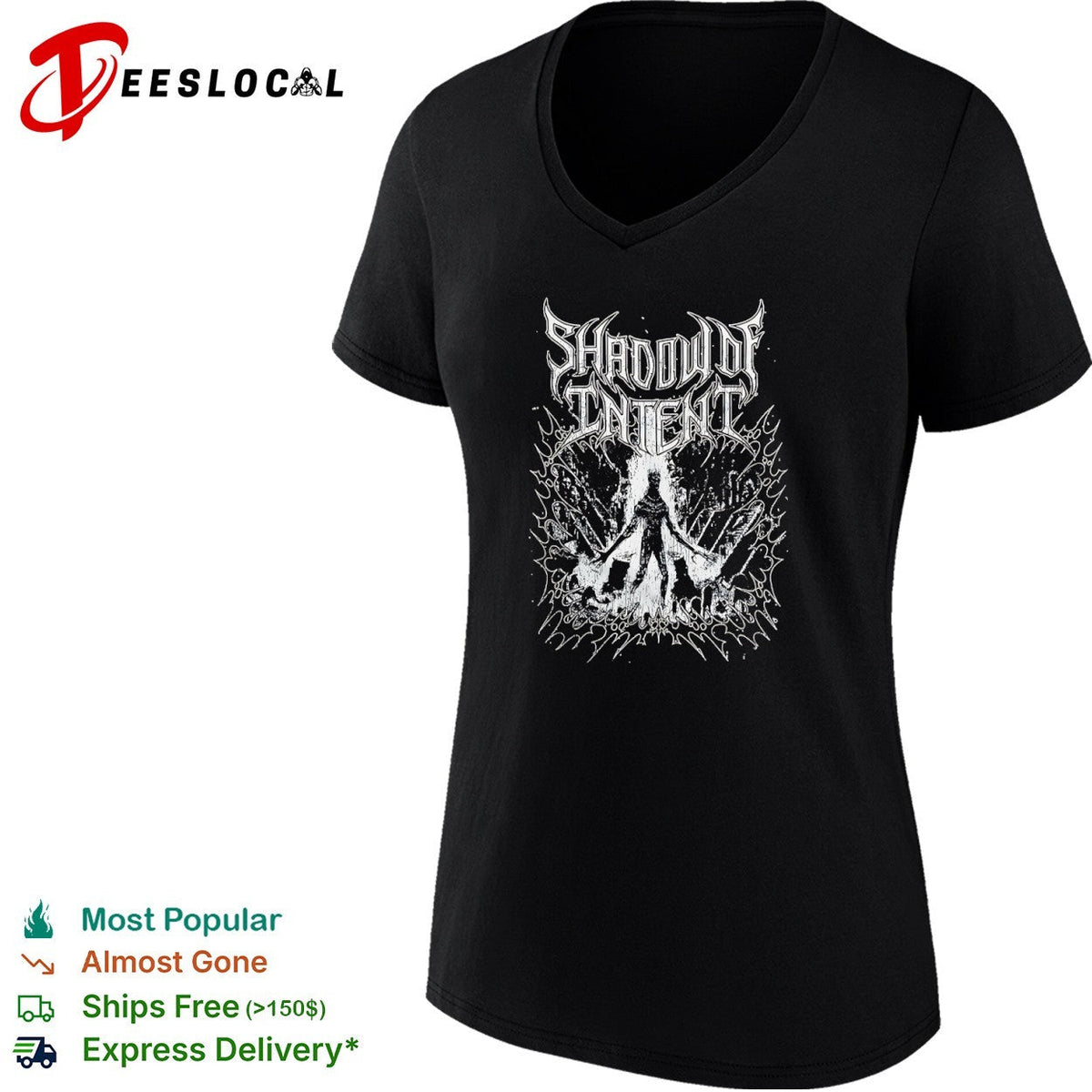 Shadow of Intent Halo The Arbiter Thel Vadam Flood Infection Metal Core Band shirt Unisex