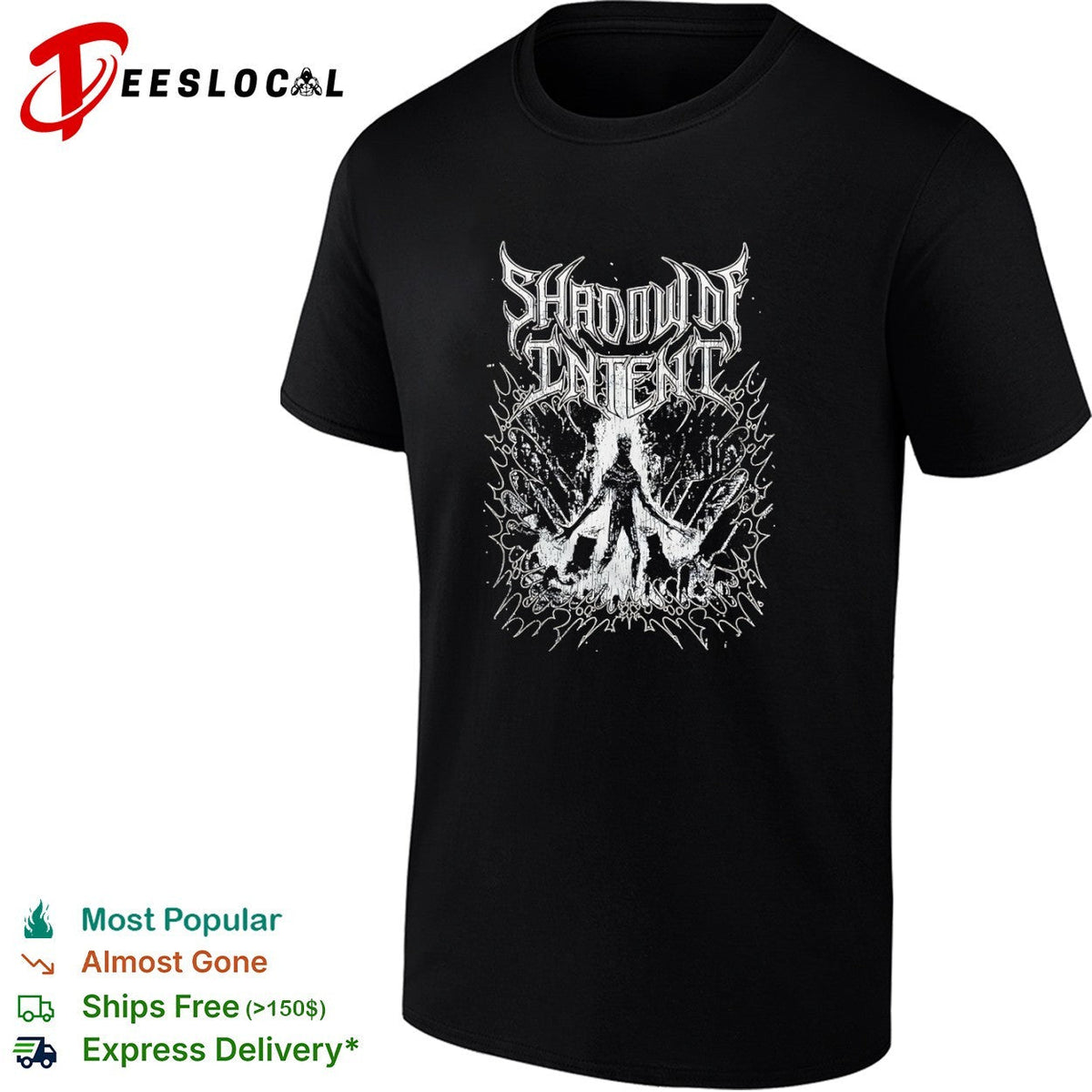 Shadow of Intent Halo The Arbiter Thel Vadam Flood Infection Metal Core Band shirt Unisex