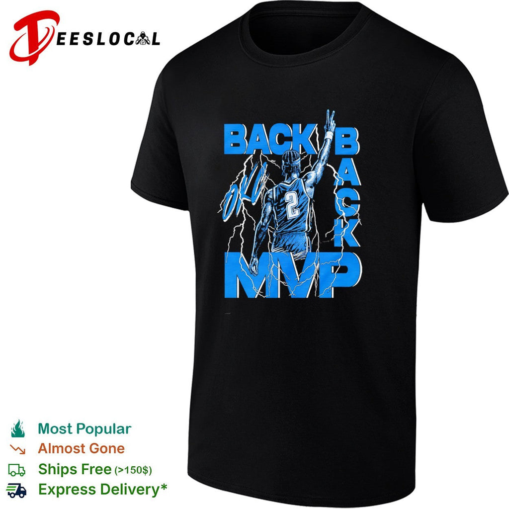 Shai Gilgeous Alexander Oklahoma City Thunder NBA Back to Back MVP Basketball shirt Unisex