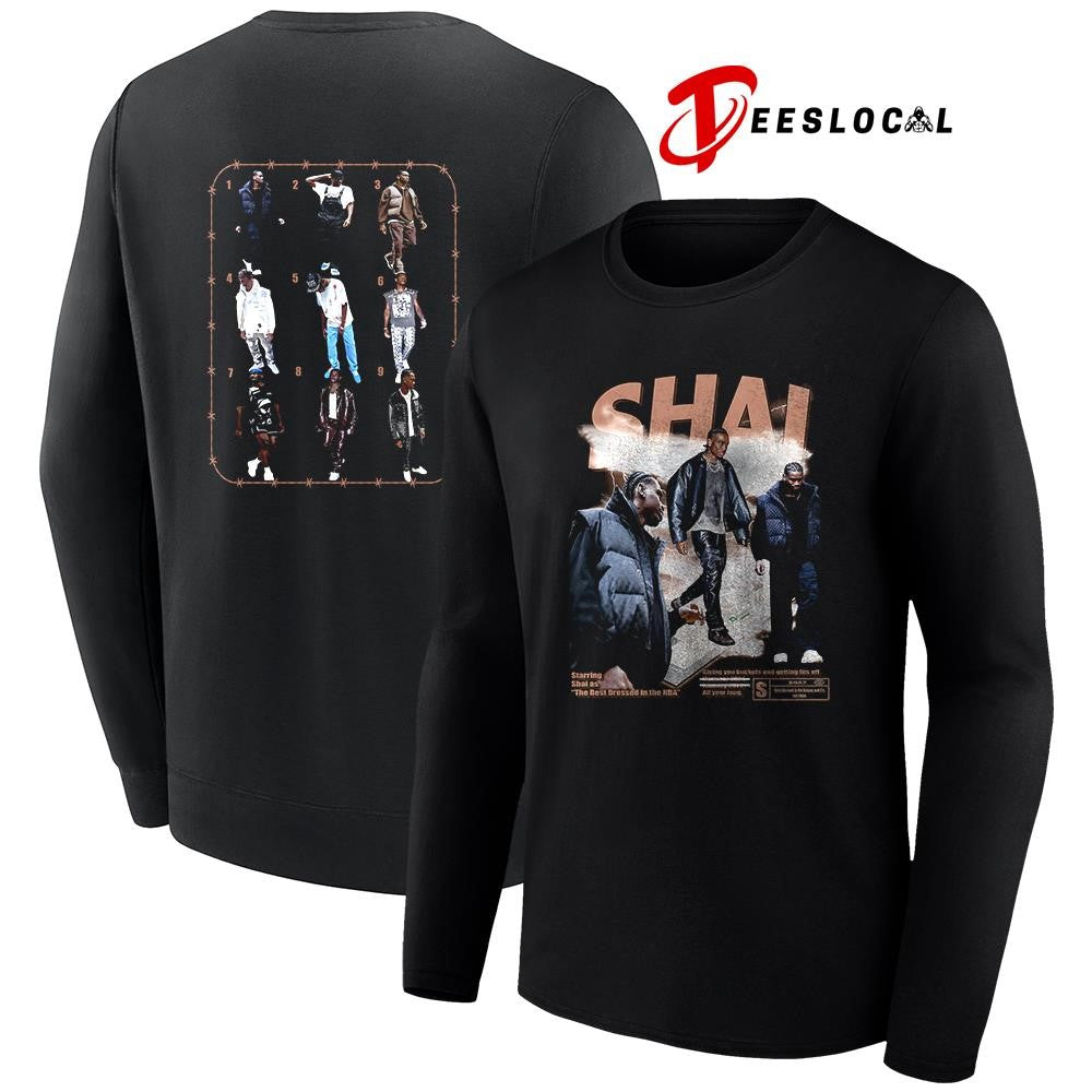 Shai Gilgeous Alexander starring Shai as the best dressed in the NBA graphic shirt Unisex