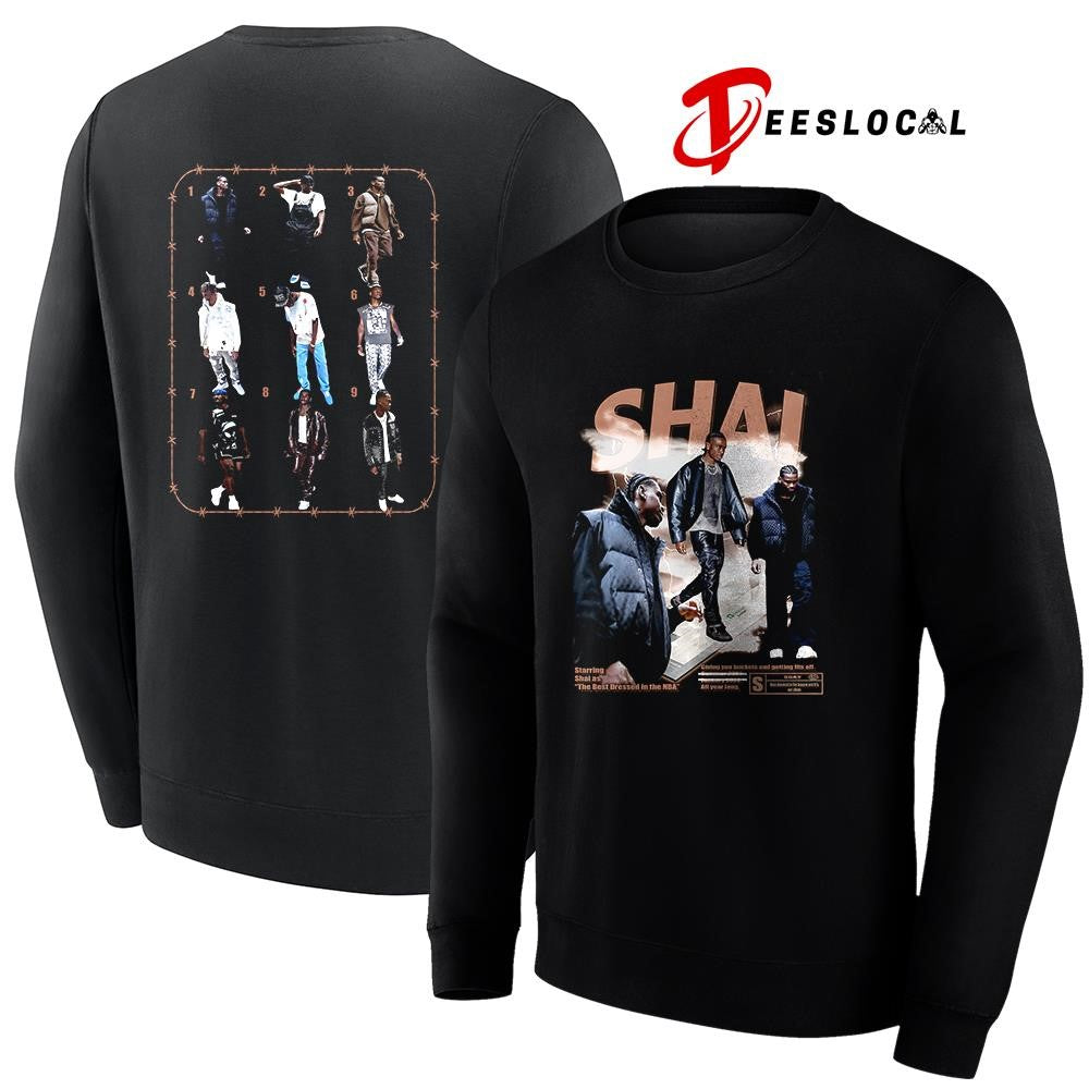 Shai Gilgeous Alexander starring Shai as the best dressed in the NBA graphic shirt Unisex