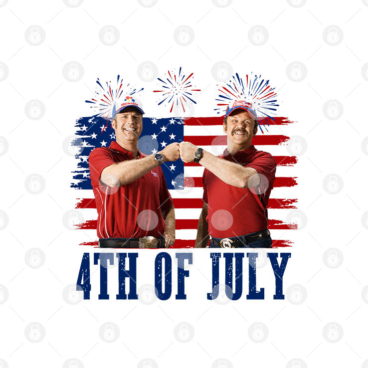 Shake And Bake And Freedom Talladega Nights 4th Of July T Shirt Unisex