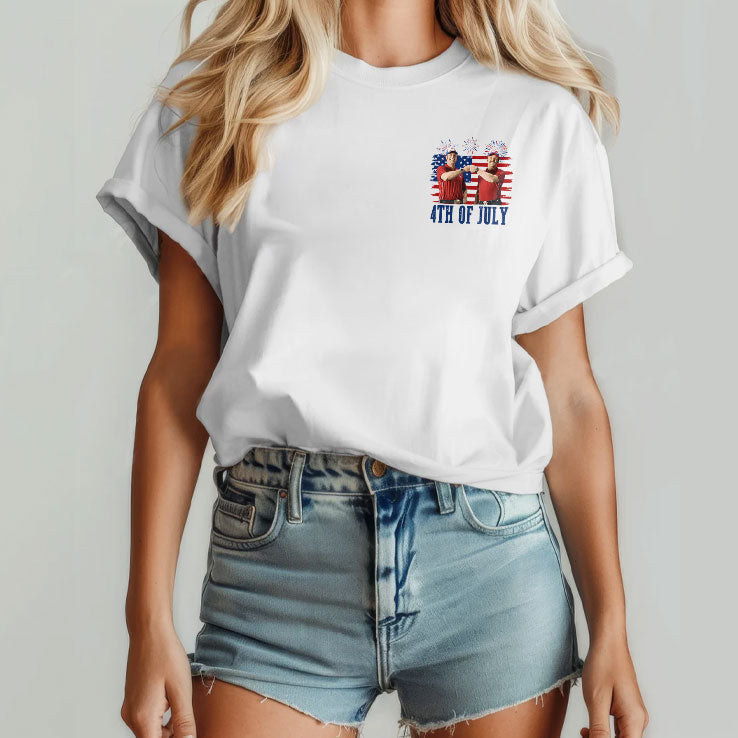 Shake And Bake And Freedom Talladega Nights 4th Of July T Shirt Unisex