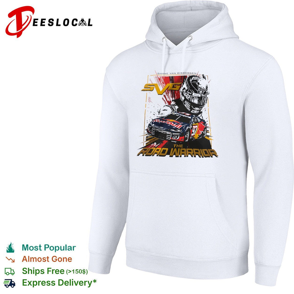 Shane Van Gisbergen Trackhouse Racing Nascar The Road Warrior shirt Unisex