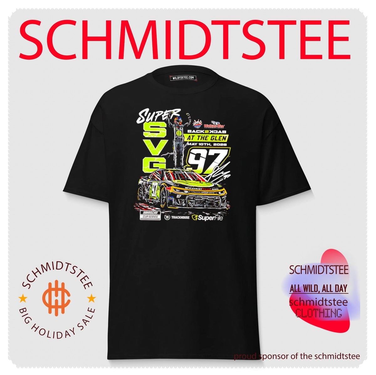 Shane van Gisbergen #97 2026 SuperFile Watkins Glen Win signature shirt Unisex