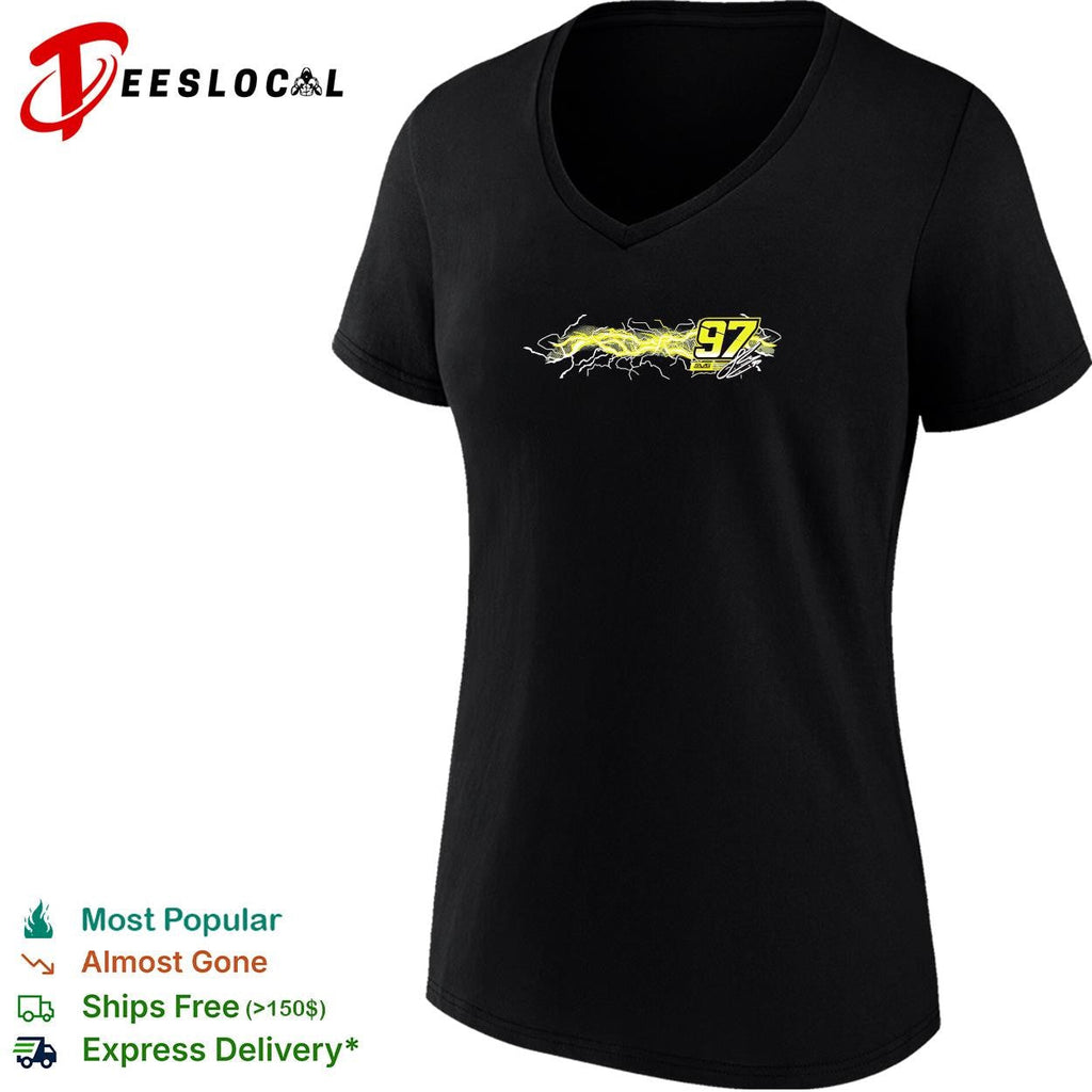 Shane van Gisbergen 97 SVG lightning bolt signature NASCAR shirt Unisex