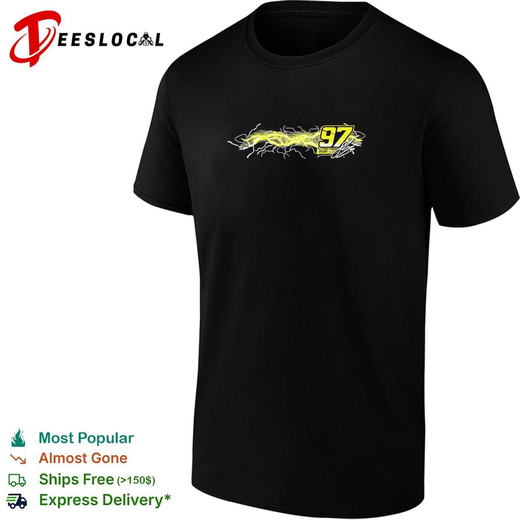 Shane van Gisbergen 97 SVG lightning bolt signature NASCAR shirt Unisex