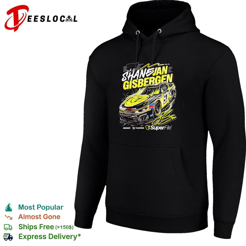 Shane van Gisbergen 97 SuperFile Trackhouse NASCAR yellow black shirt Unisex