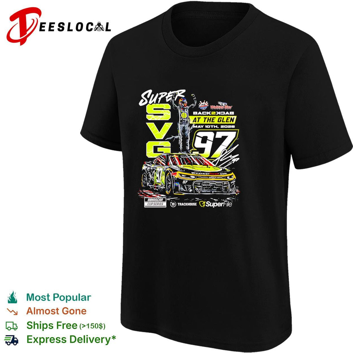 Shane van Gisbergen 97 back 2 back at the Glen May 2026 NASCAR shirt Unisex
