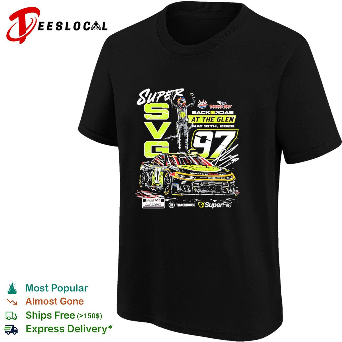 Shane van Gisbergen Trackhouse Racing NASCAR Cup Series Super SVG 97 shirt Unisex
