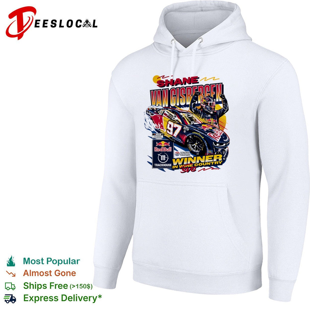 Shane van Gisbergen Trackhouse Racing NASCAR Cup Series Winner in Wine Country shirt Unisex