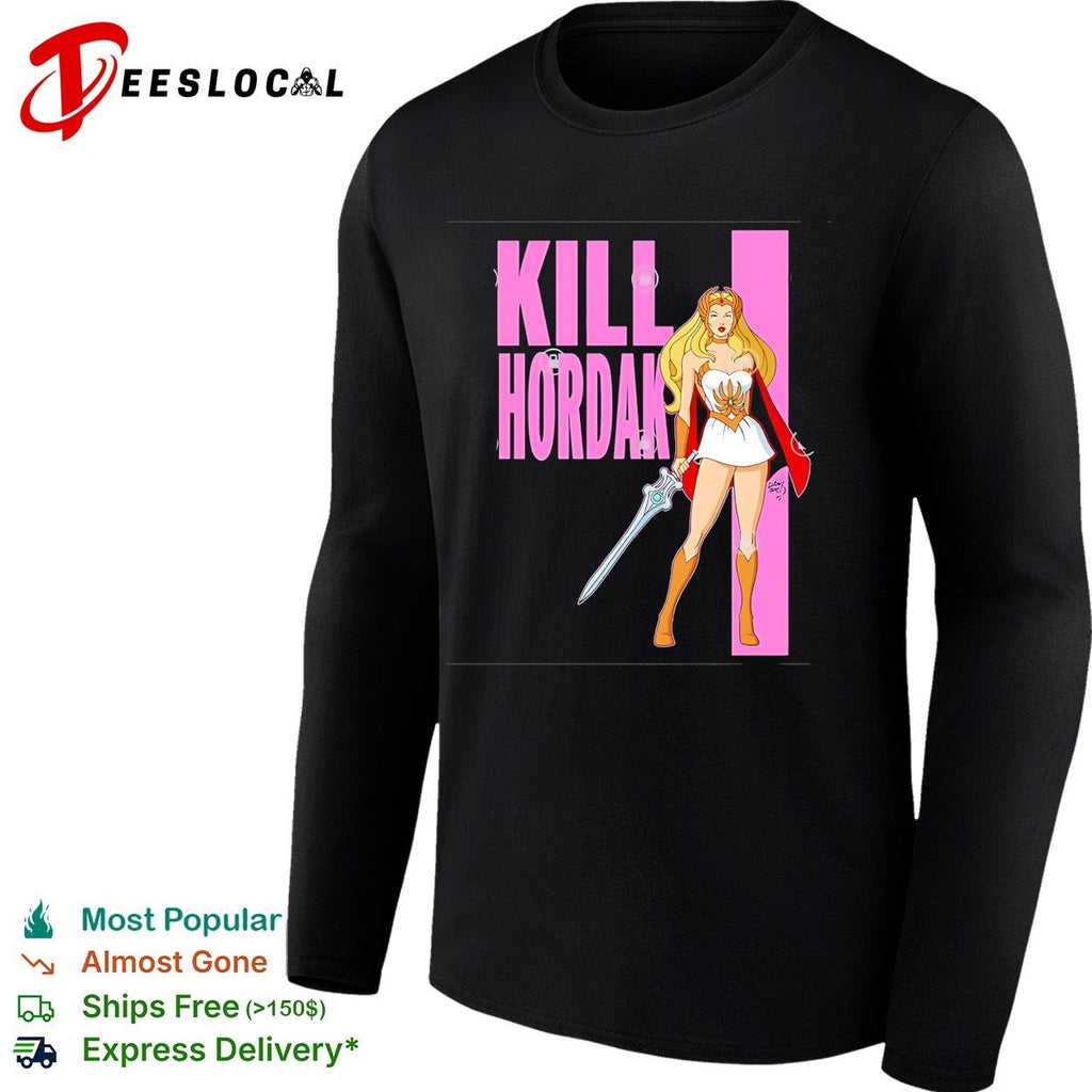 She-Ra warrior princess sword Kill Hordan battle retro cartoon art shirt Unisex