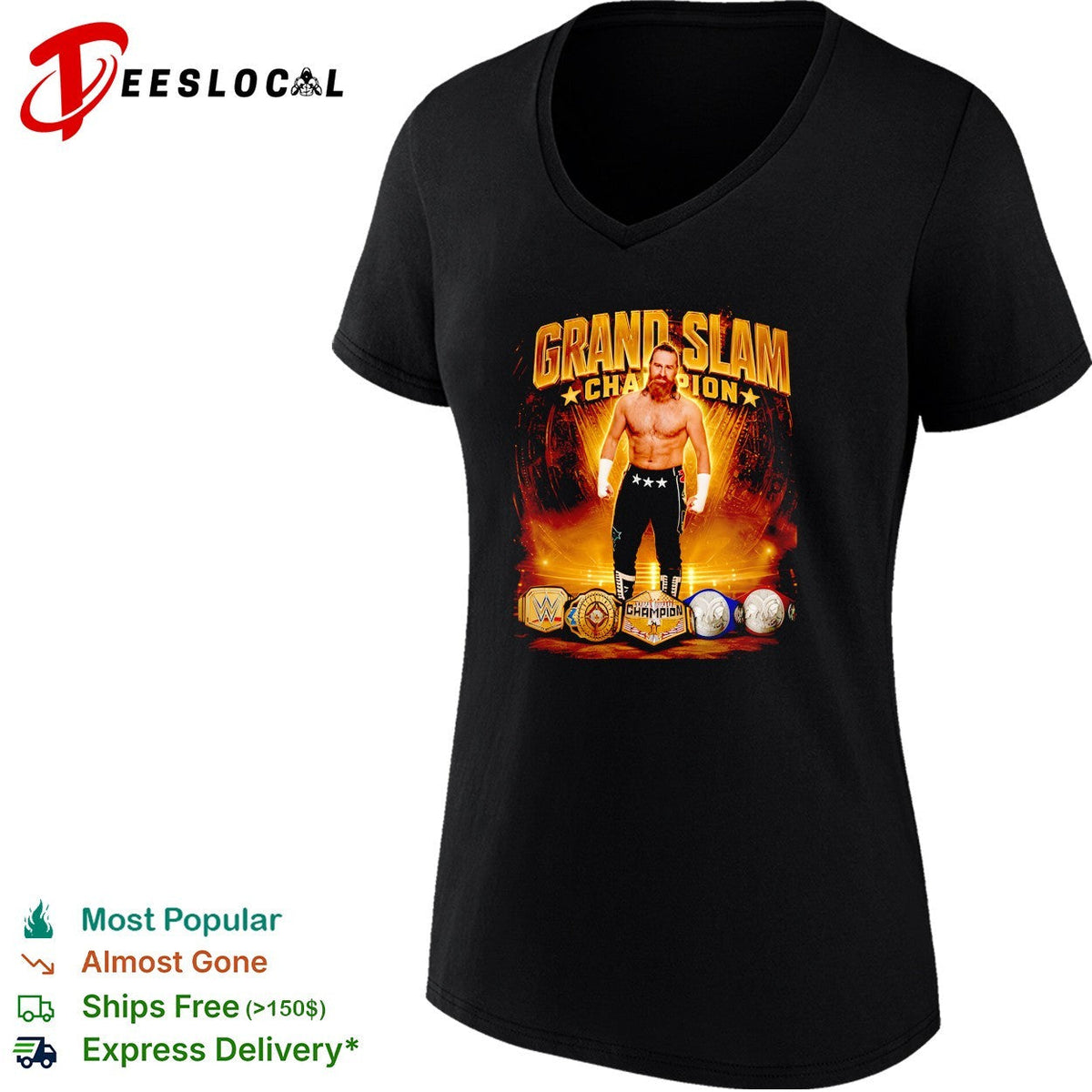 Sheamus grand slam champion shirt Unisex