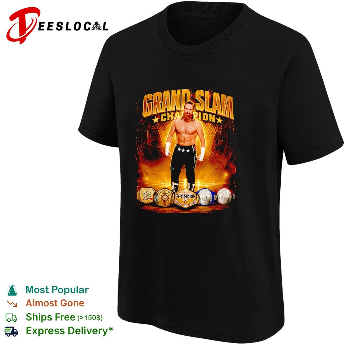 Sheamus grand slam champion shirt Unisex