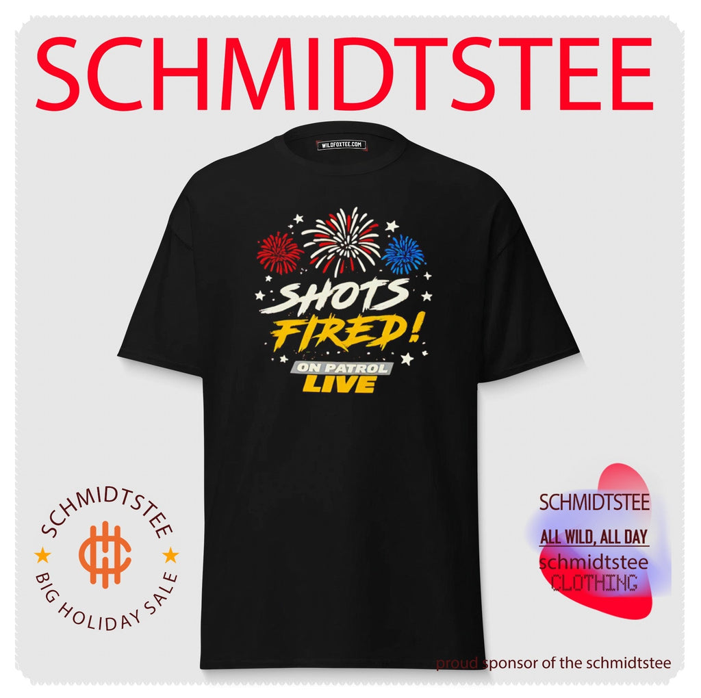 Shots Fired on Patrol Live Reelz Police shirt Unisex