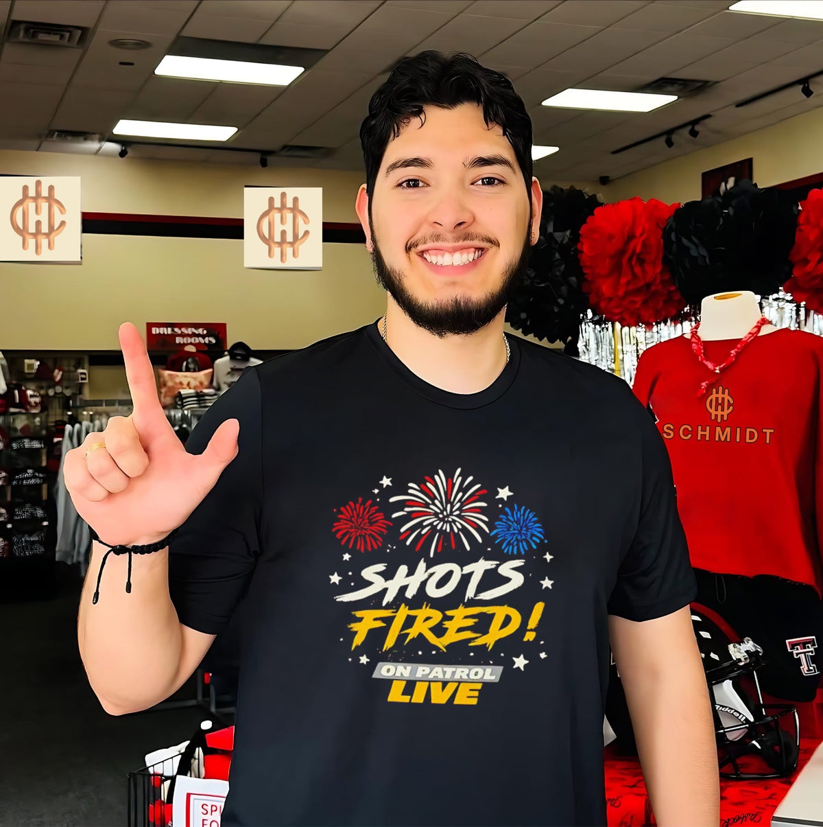 Shots Fired on Patrol Live Reelz Police shirt Unisex