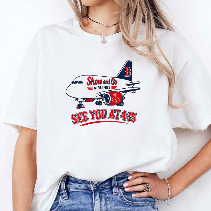 Show ‘Em Go Bananas See You At 4:15 Boston Baseball Bullpen T Shirt Unisex