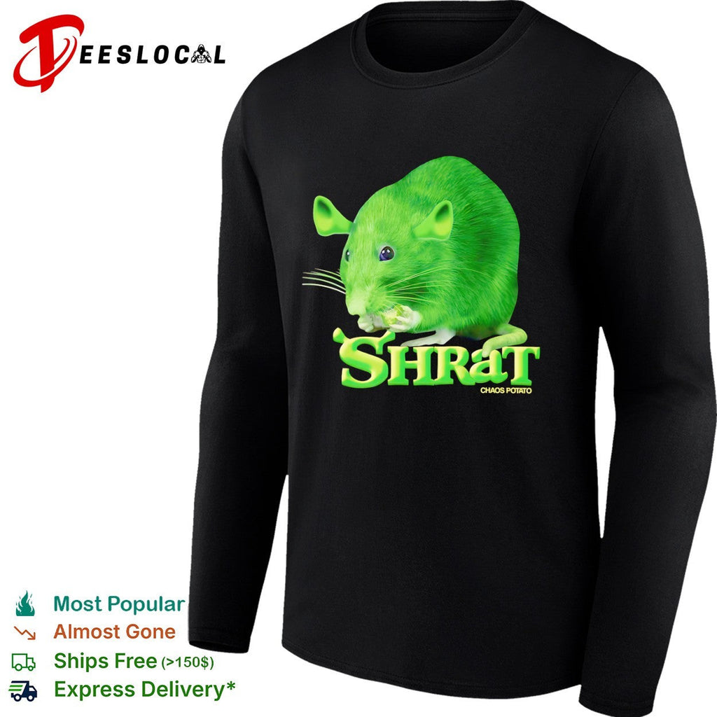 Shrat Chaos Potato Shrek Rat Meme Shirt Unisex