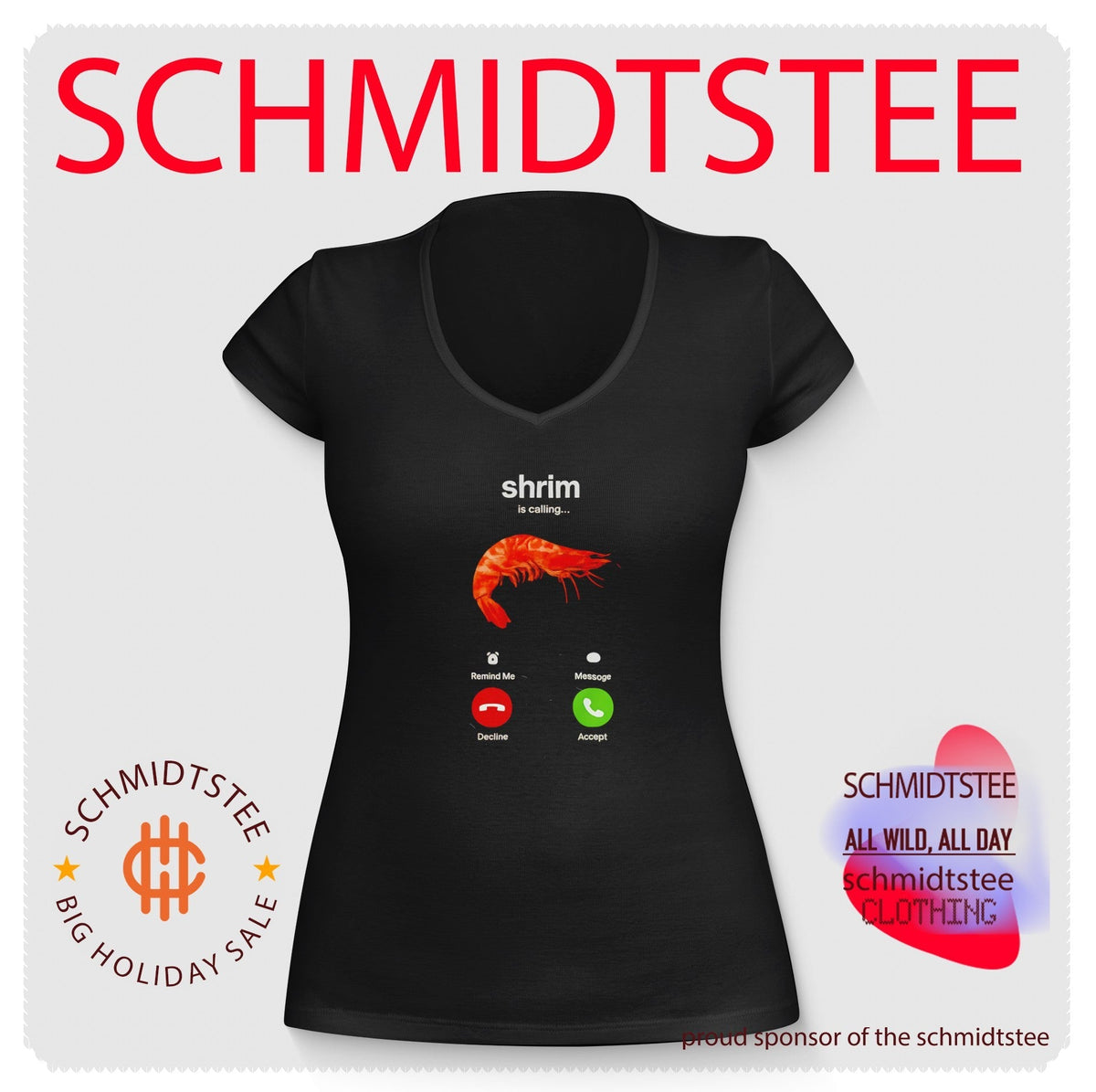 Shrim Is Calling Funny Incoming Call shrimp shirt Unisex