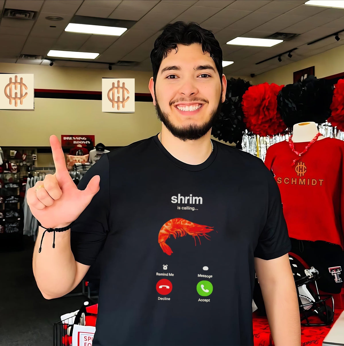 Shrim Is Calling Funny Incoming Call shrimp shirt Unisex