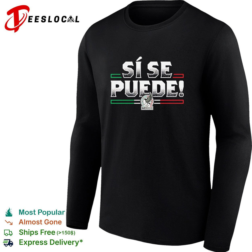 Si se puede Mexico Seleccion Nacional flag stripes shirt Unisex
