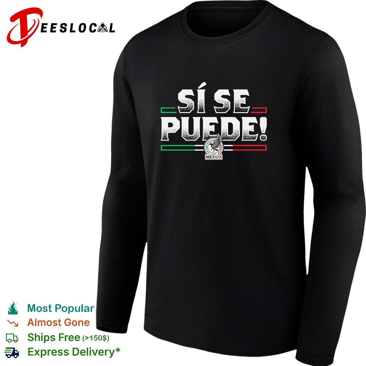 Si se puede Mexico Seleccion Nacional flag stripes shirt Unisex