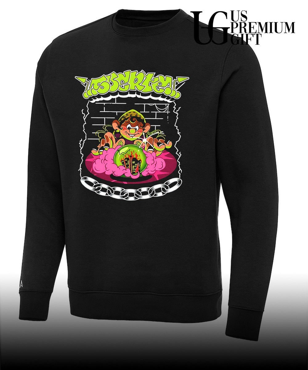 Siberia Streetwear Fortune Teller Wizard Crystal Ball Burning City shirt Unisex