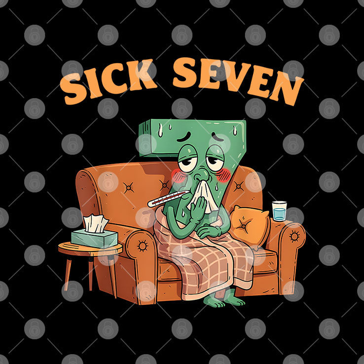 Sick Seven 67 Halloween Costume Fun Wordplay Design T Shirt Unisex