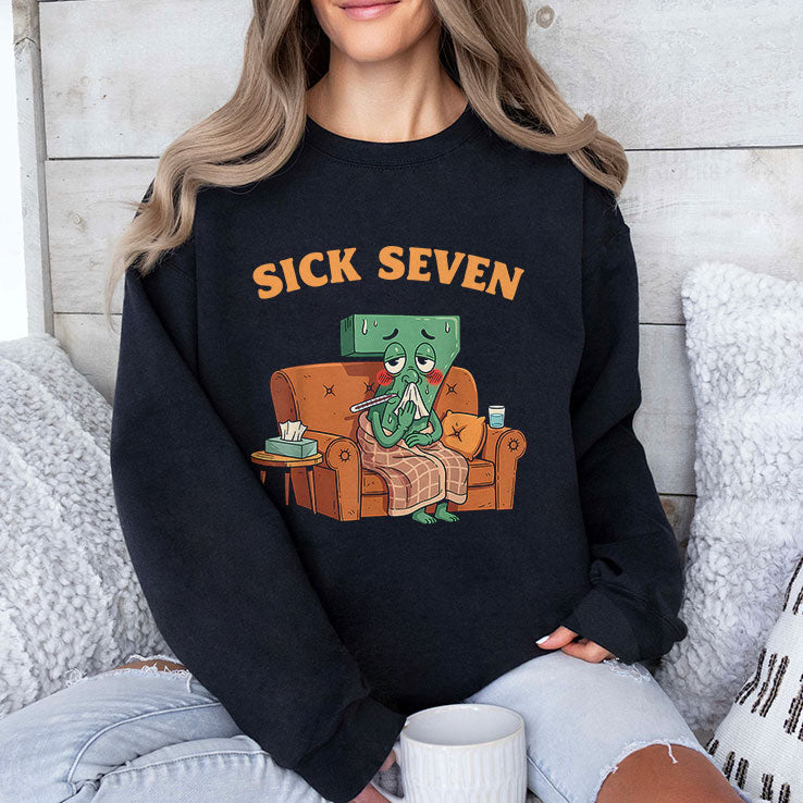 Sick Seven 67 Halloween Costume Fun Wordplay Design T Shirt Unisex