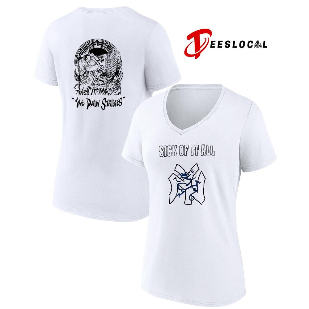 Sick of it all the pain strikes Japanese graphic shirt Unisex