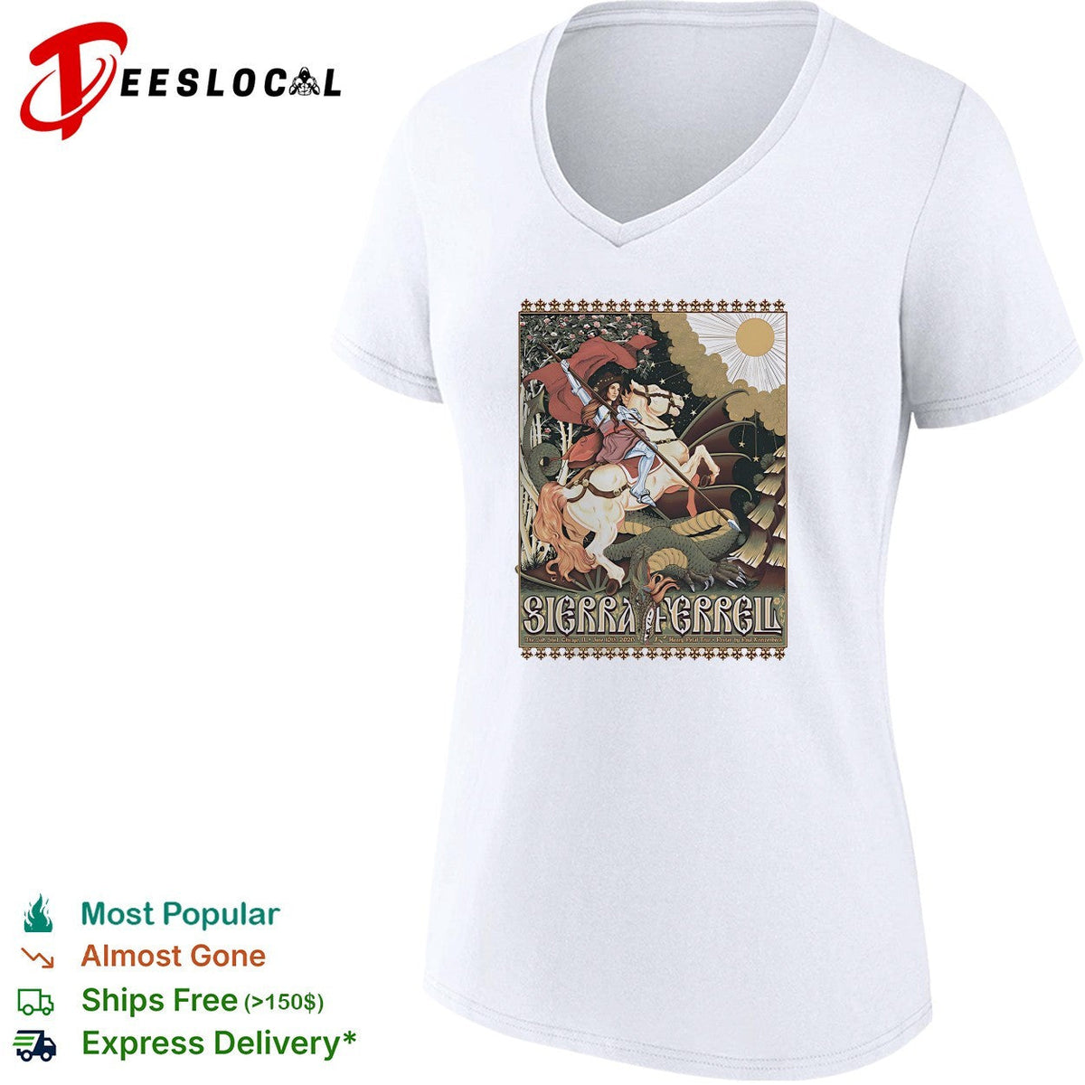 Sierra Ferrell Chicago Illinois 2026 Event At The Salt Shed On June 10 2026 shirt Unisex