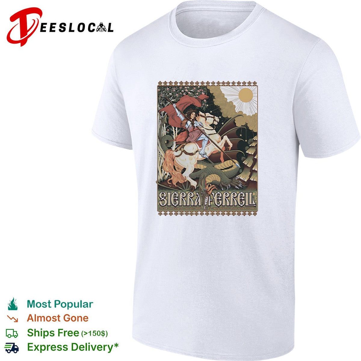 Sierra Ferrell Chicago Illinois 2026 Event At The Salt Shed On June 10 2026 shirt Unisex