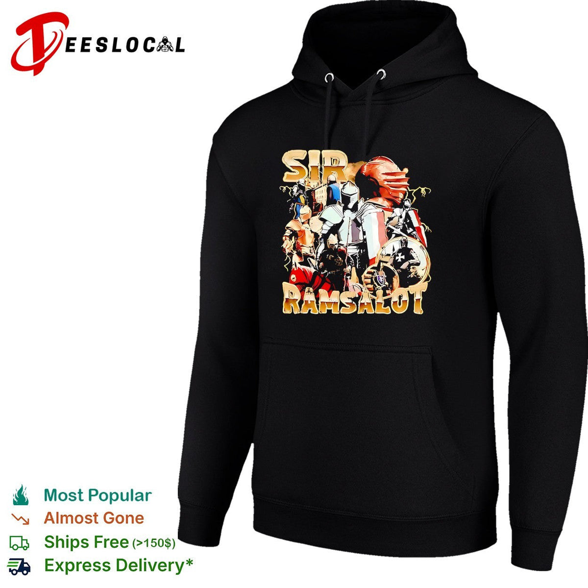 Sir Ramsalot Medieval Knight Warrior Funny Ram shirt Unisex