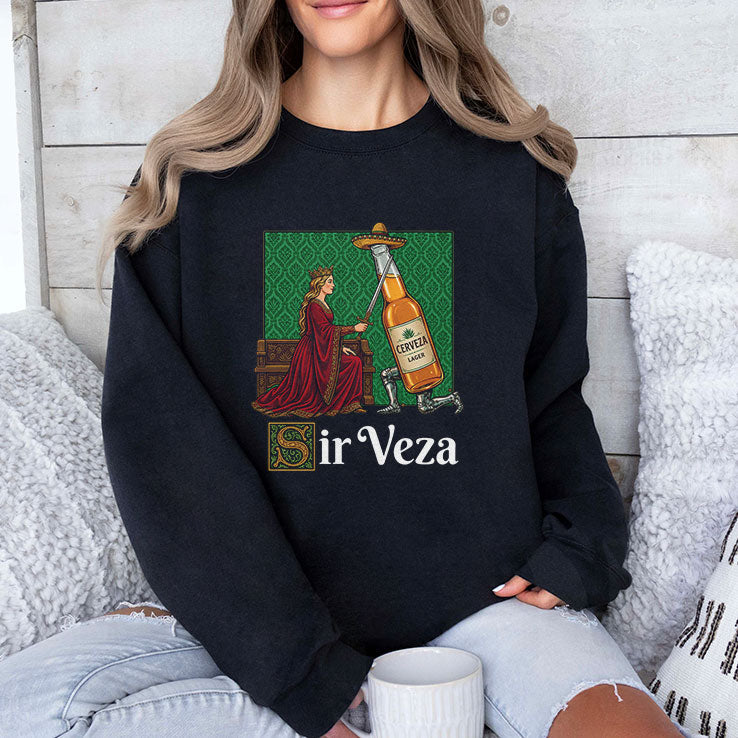 Sir Veza Cerueza Beer Mexican Sombrero T Shirt Unisex