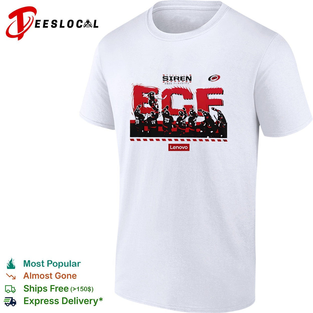 Siren 2026 playoffs ECF Carolina Hurricanes hockey team illustration shirt Unisex
