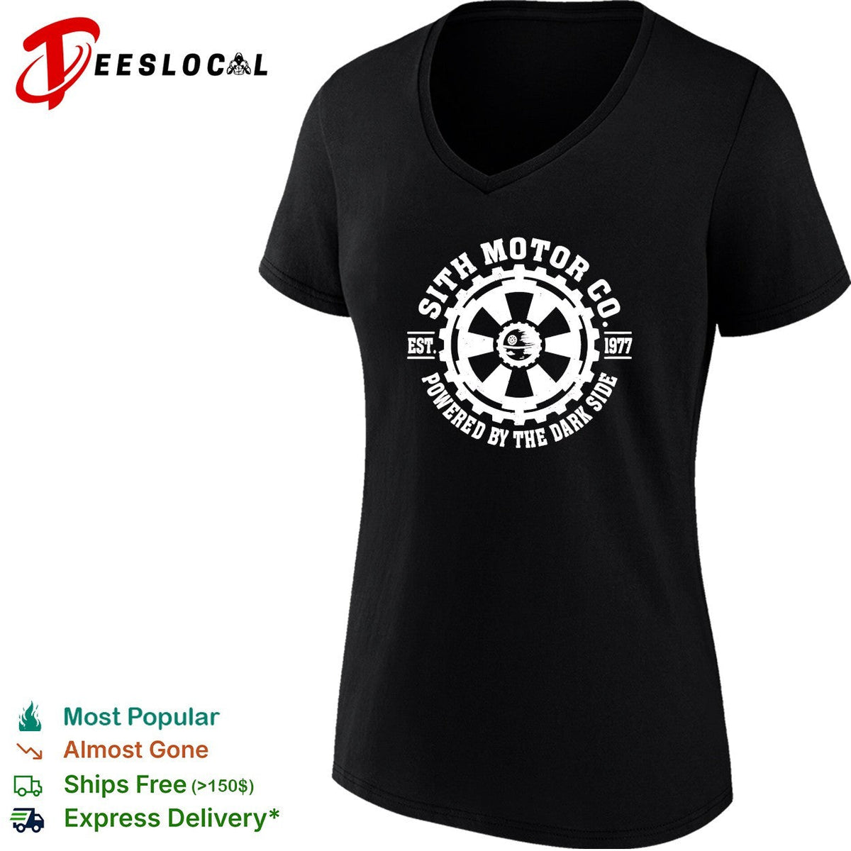 Sith Motor Co powered by the dark side 1977 shirt Unisex