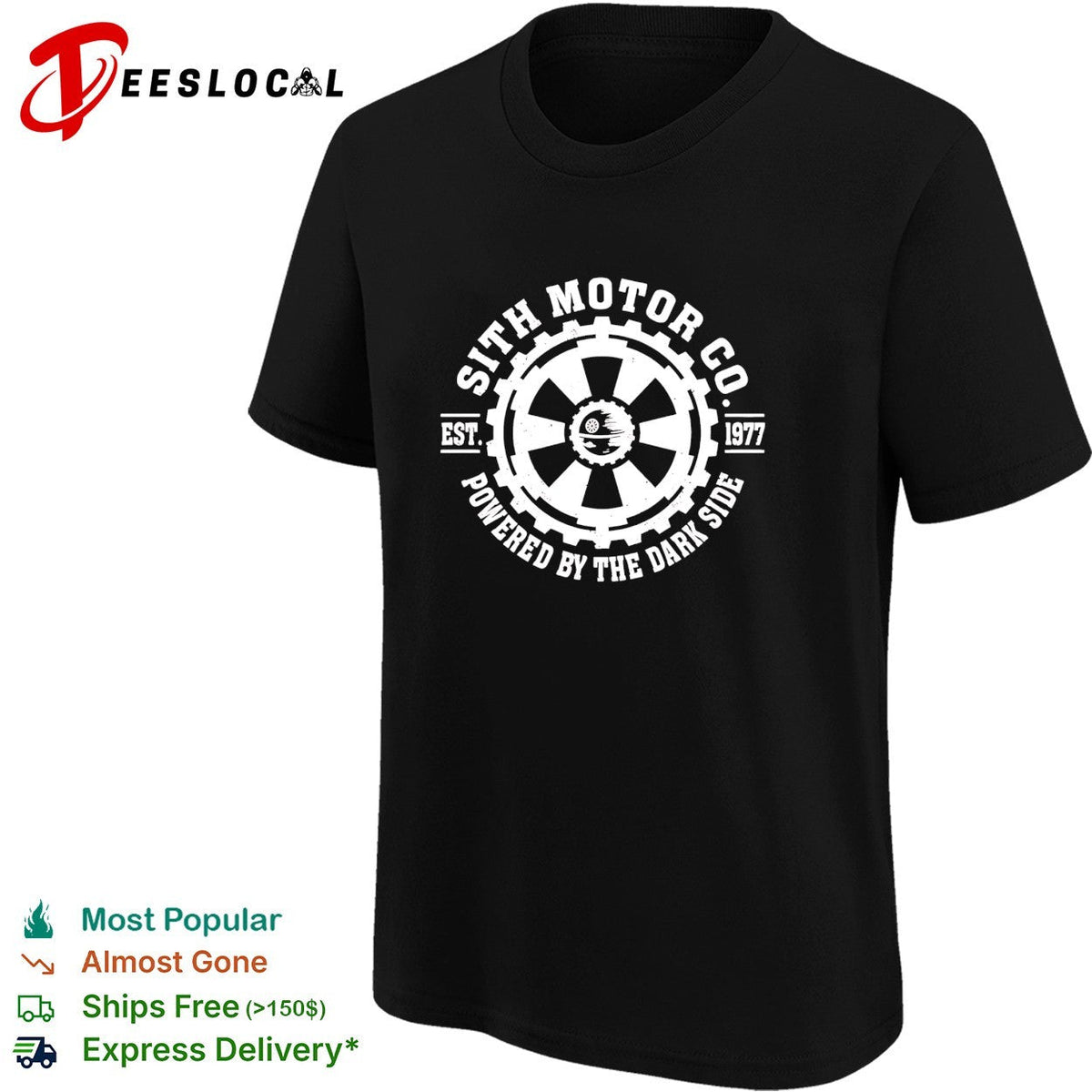 Sith Motor Co powered by the dark side 1977 shirt Unisex