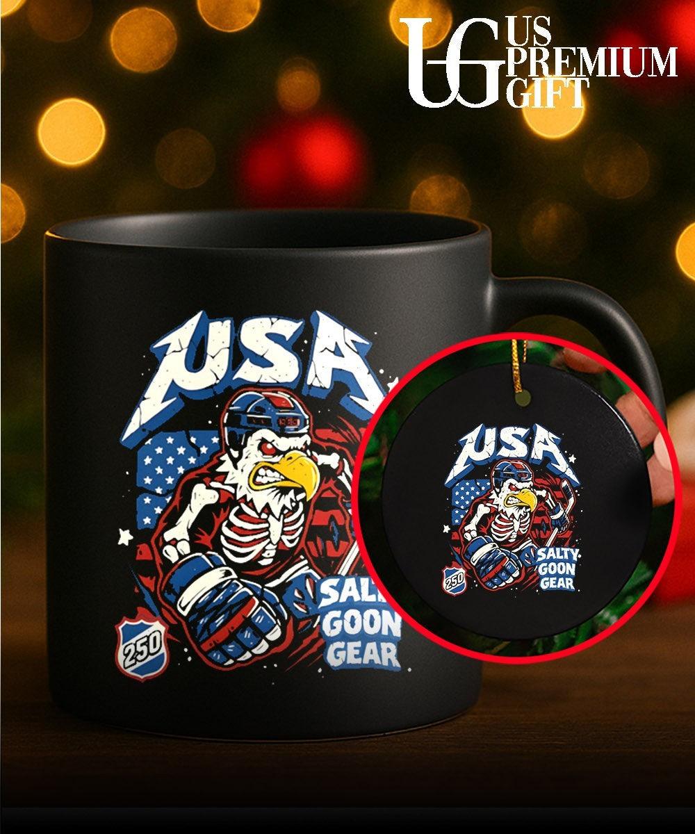 Skeleton Eagle USA 250 Salty Goon Gear shirt Unisex