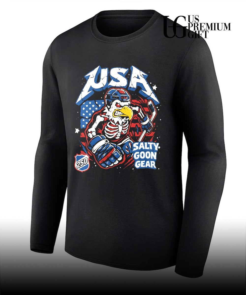 Skeleton Eagle USA 250 Salty Goon Gear shirt Unisex