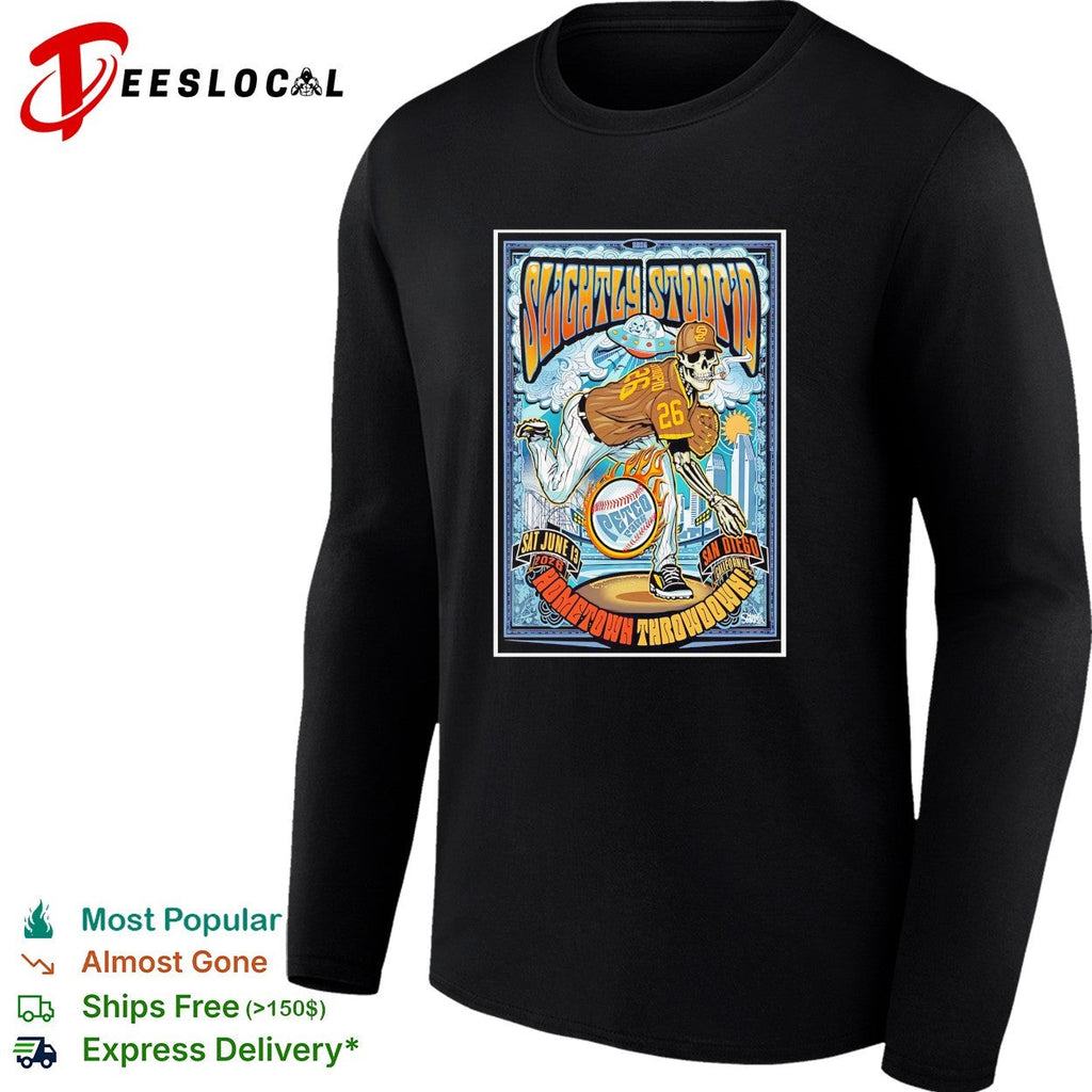 Skeleton basketball player Hometown Throwdown San Diego concert framed poster art shirt Unisex