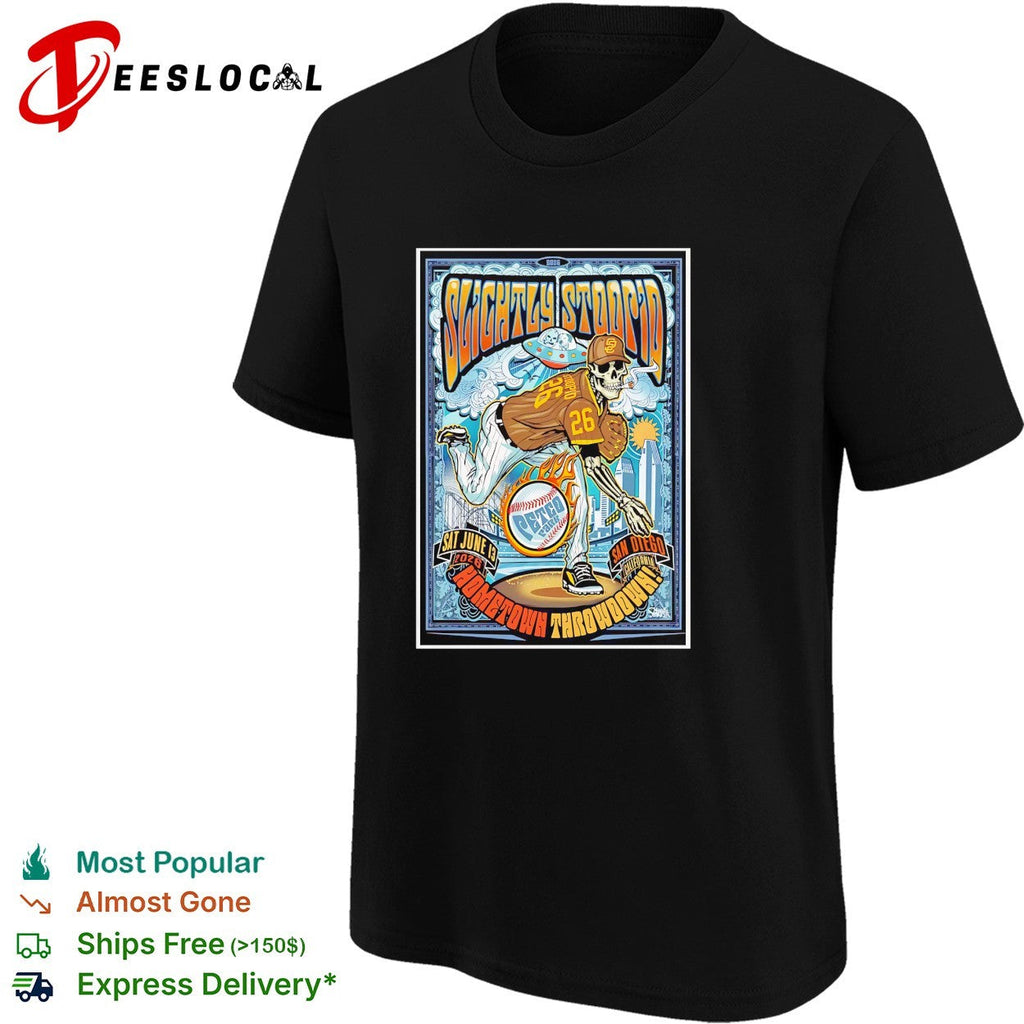 Skeleton basketball player Hometown Throwdown San Diego concert framed poster art shirt Unisex