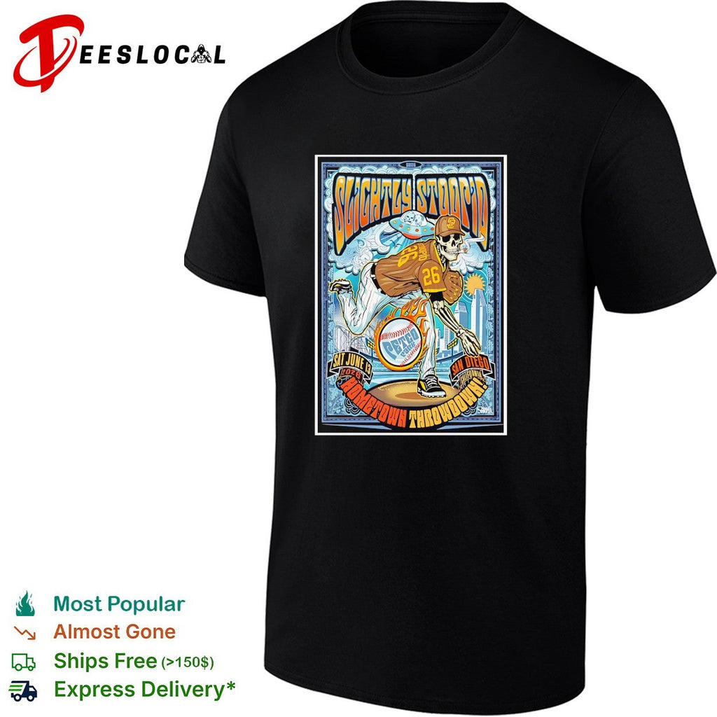 Skeleton basketball player Hometown Throwdown San Diego concert framed poster art shirt Unisex