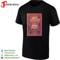Skeleton duo vintage jukebox gothic Victorian concert poster art shirt Unisex