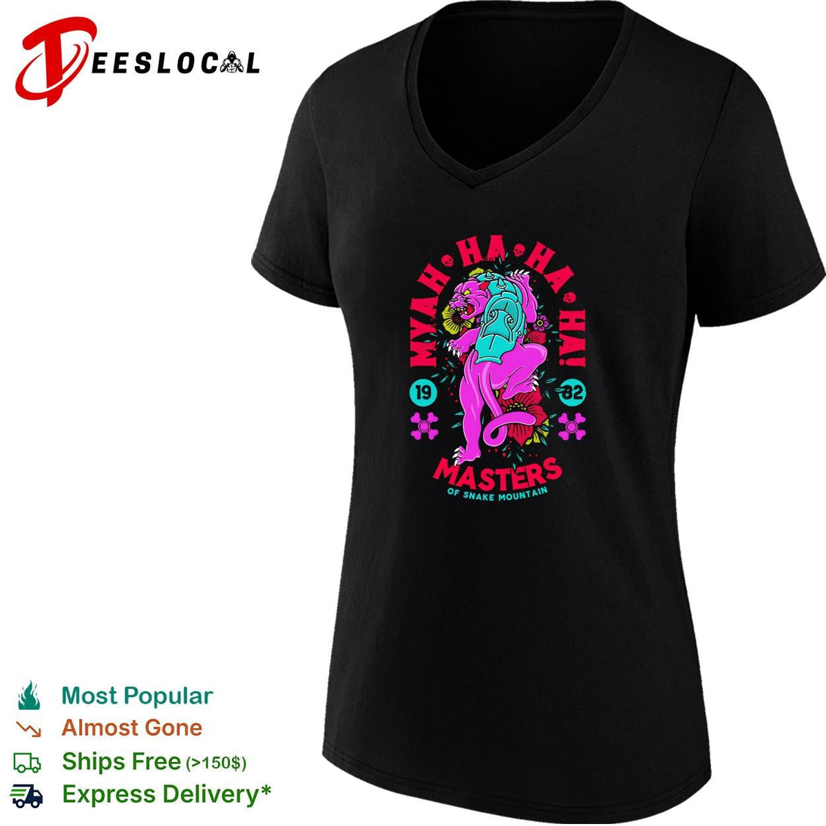 Skeletor Myah Ha Ha Masters of Snake Mountain 1982 villain shirt Unisex