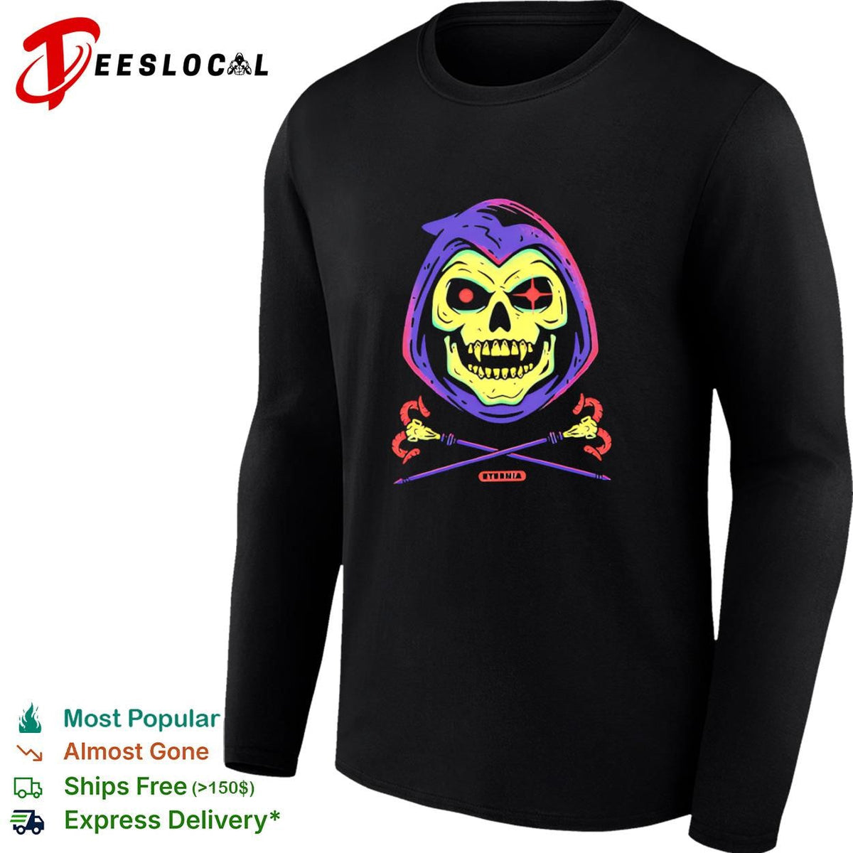 Skeletor from Masters of the Universe shirt Unisex