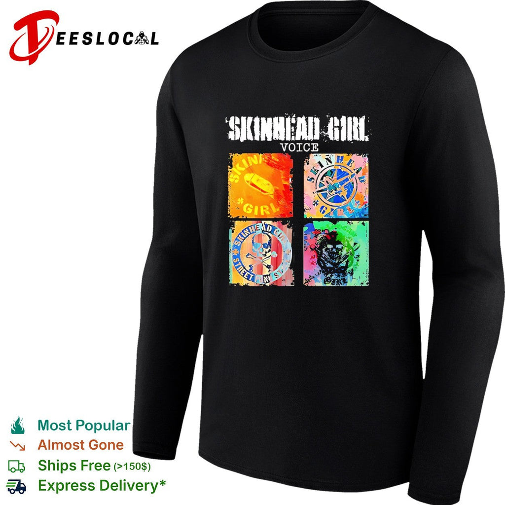Skinhead Girl Voice Skinhead Girl Skinhead Girl Street Punk Skinhead Girl shirt Unisex