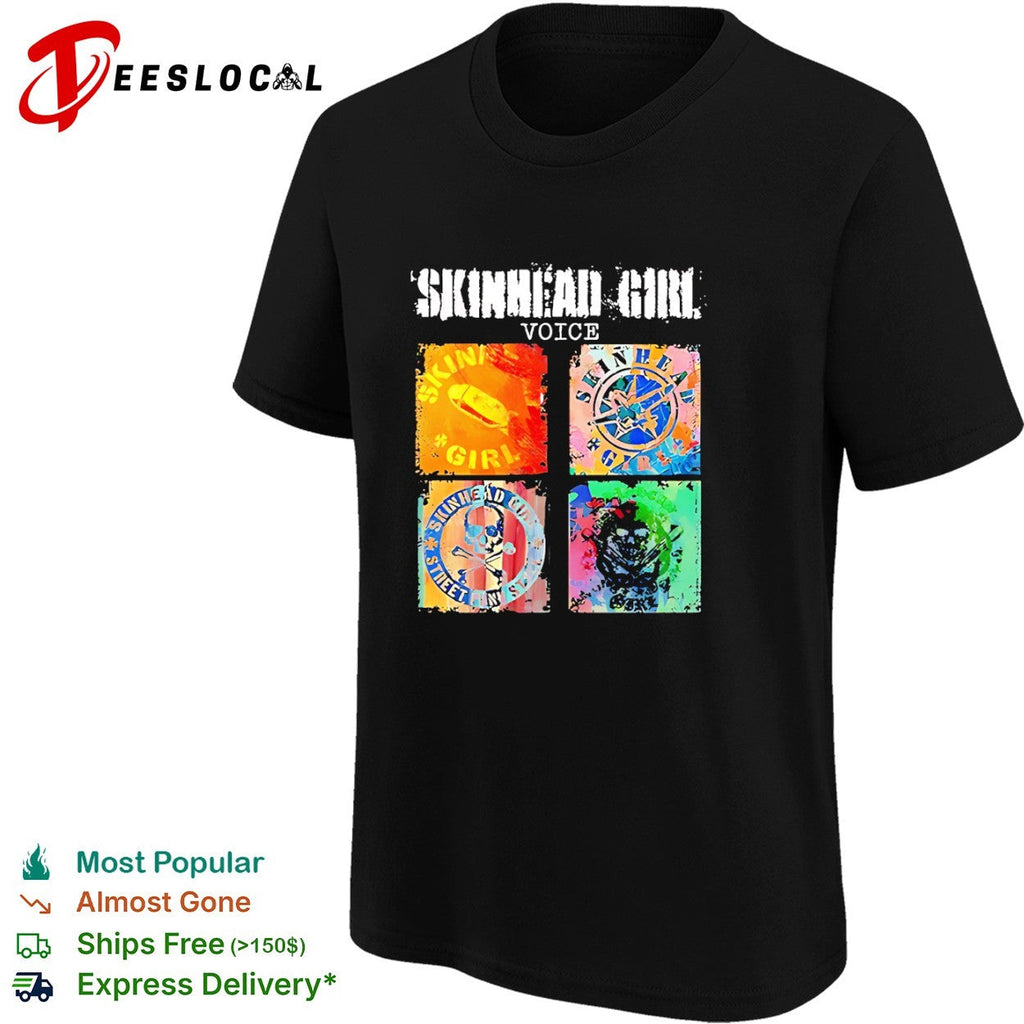 Skinhead Girl Voice Skinhead Girl Skinhead Girl Street Punk Skinhead Girl shirt Unisex