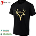 Skogarandinn Deer Antler Skull Mythology Folklore Minimalist Forest Spirit shirt Unisex