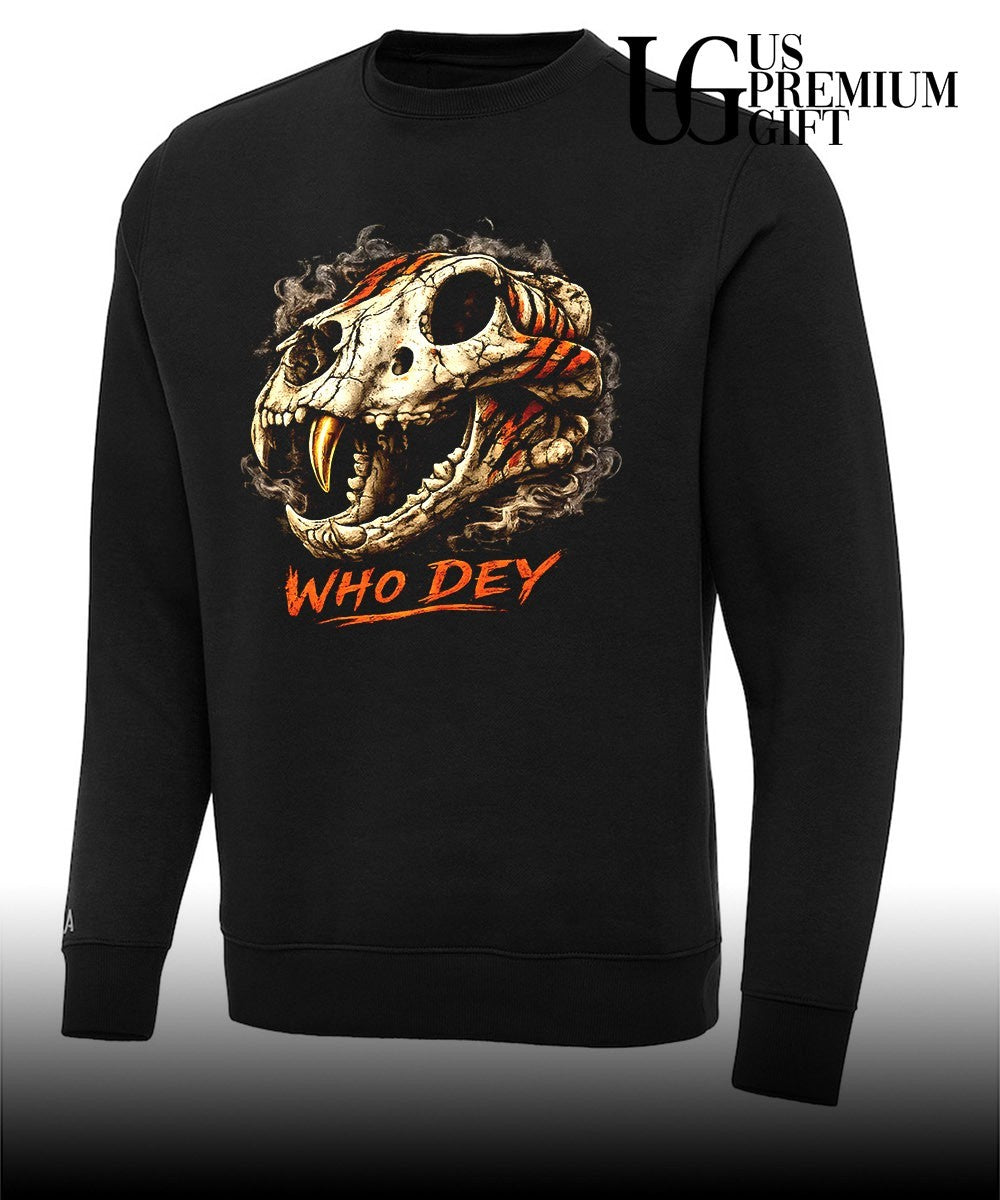 Skull Tiger who Dey Cincinnati Bengal shirt Unisex