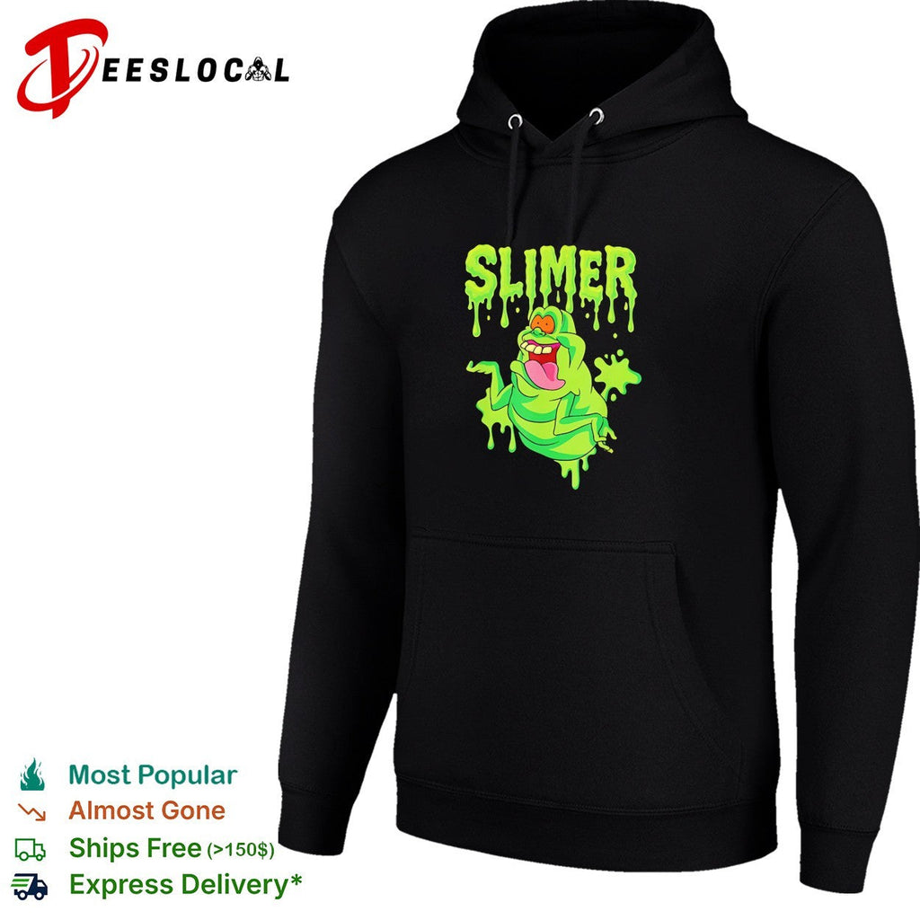 Slimer Ghostbusters Character Logo Slime Dripping Green Ectoplasm Graphic shirt Unisex